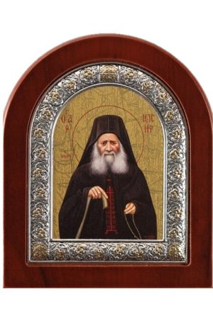 ΑΓΙΟΣ ΙΩΣΗΦ Ο ΗΣΥΧΑΣΤΗΣ (οβάλ - μεταλλικό περίγραμμα)