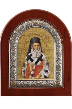 ΑΓΙΟΣ ΝΕΚΤΑΡΙΟΣ (οβάλ - μεταλλικό περίγραμμα)