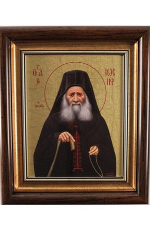ΑΓΙΟΣ ΙΩΣΗΦ Ο ΗΣΥΧΑΣΤΗΣ (χρυσοτυπία - κορνίζα)