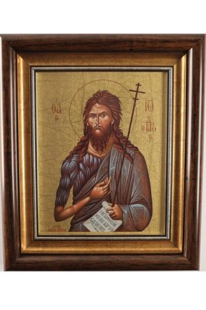ΑΓΙΟΣ ΙΩΑΝΝΗΣ ΠΡΟΔΡΟΜΟΣ (χρυσοτυπία - κορνίζα)